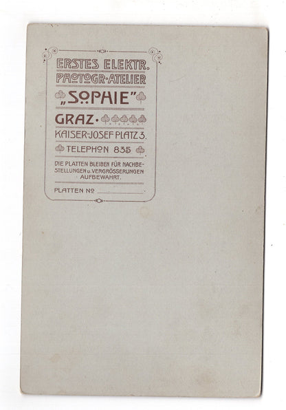 Fotografie Feine Herren - Graz 1900er / CAB X-19