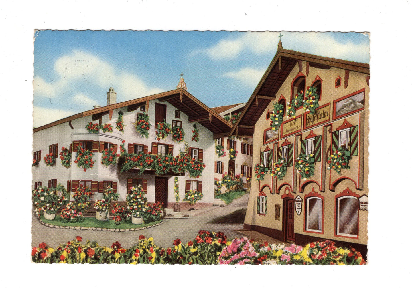 Ansichtskarte Markt Neubeuern am Inn / Blumenwinkel / H1-62