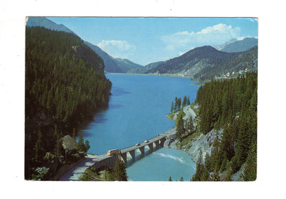 Ansichtskarte Marmorera-See am Julierpass / Schweiz