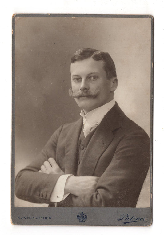 Fotografie Feiner Herr / Franz Wolf - Wien 1900er / CAB X-19