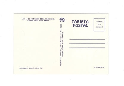 Ansichtskarte Juarez / Av. 16 de Septiembre / Zona Comercial / Mexiko