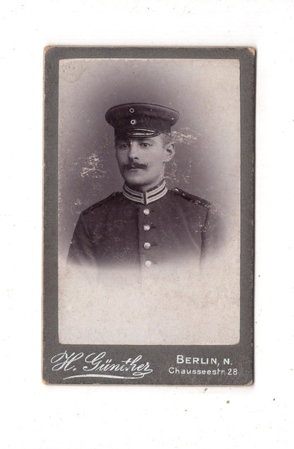 Fotografie Soldat - Berlin 1900er