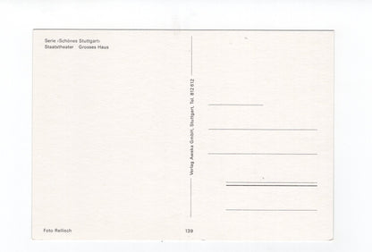Ansichtskarte Stuttgart / Staatstheater / Großes Haus