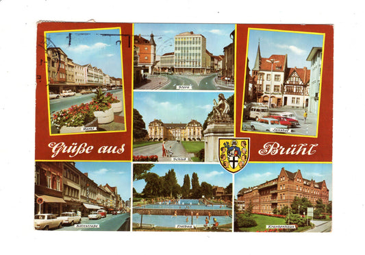 Ansichtskarte Brühl / Freibad / Krankenhaus +++