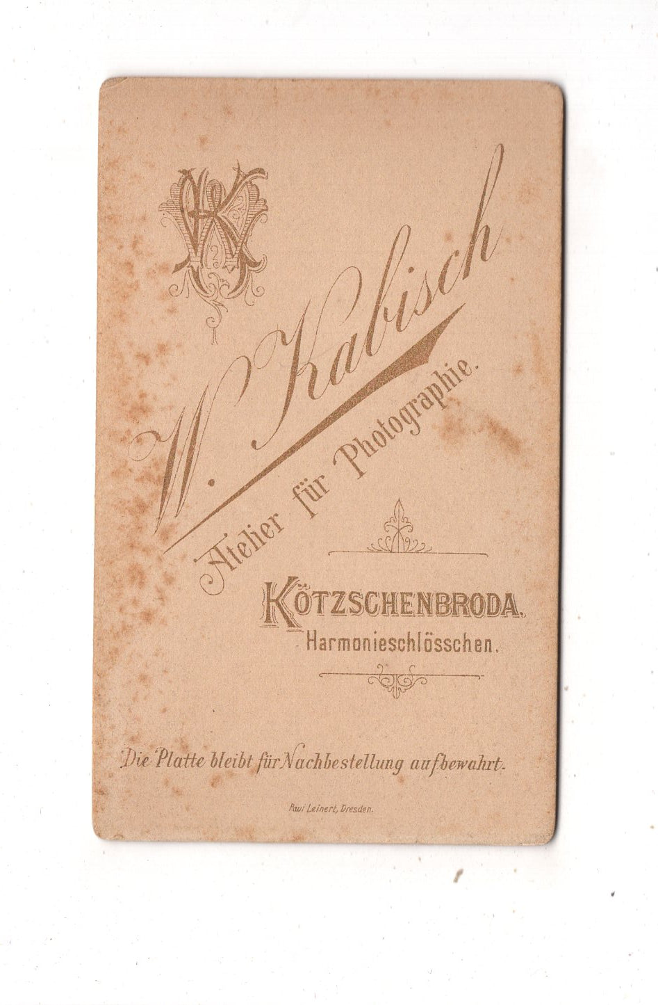 Fotografie Niedlicher kleiner Junge - Kötzschenbroda 1880er / CDV M1-14