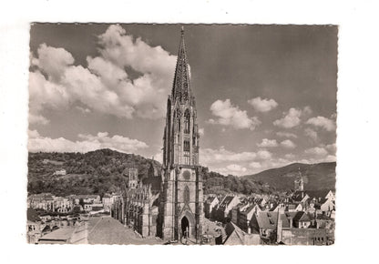 Ansichtskarte Freiburg / Schwarzwald / mit Münster / K1-49