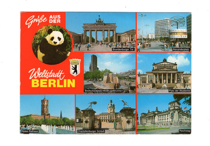 Ansichtskarte Berlin / Rotes Rathaus / Reichstag +++