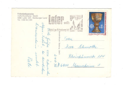 Ansichtskarte Pension Dankl / Lofer / Salzburger Land / Österreich