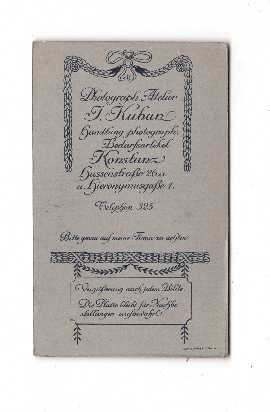 Fotografie Feine Dame - Konstanz 1900er / CDV L1-32