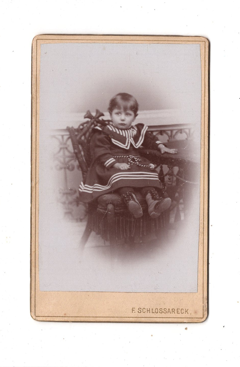 Fotografie Niedliches kleines Kind - Wien 1890er