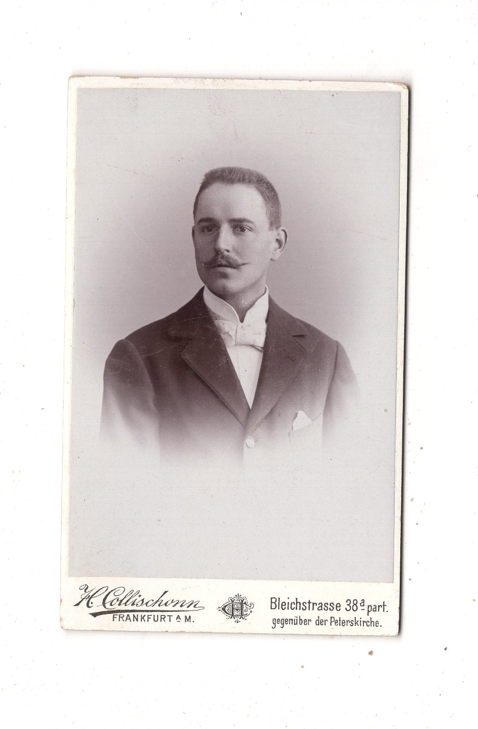 Fotografie Herrenportrait - Frankfurt Main um 1900