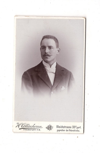 Fotografie Herrenportrait - Frankfurt Main um 1900