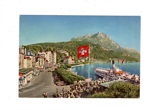 Ansichtskarte Brunnen mit Fronalpstock / Schweiz