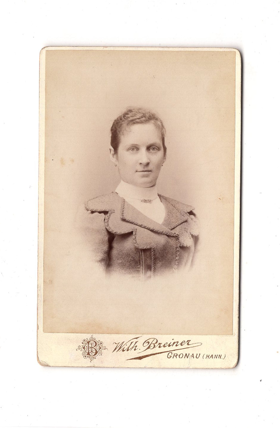 Fotografie Damenportrait - Gronau 1890er / CDV C1-11