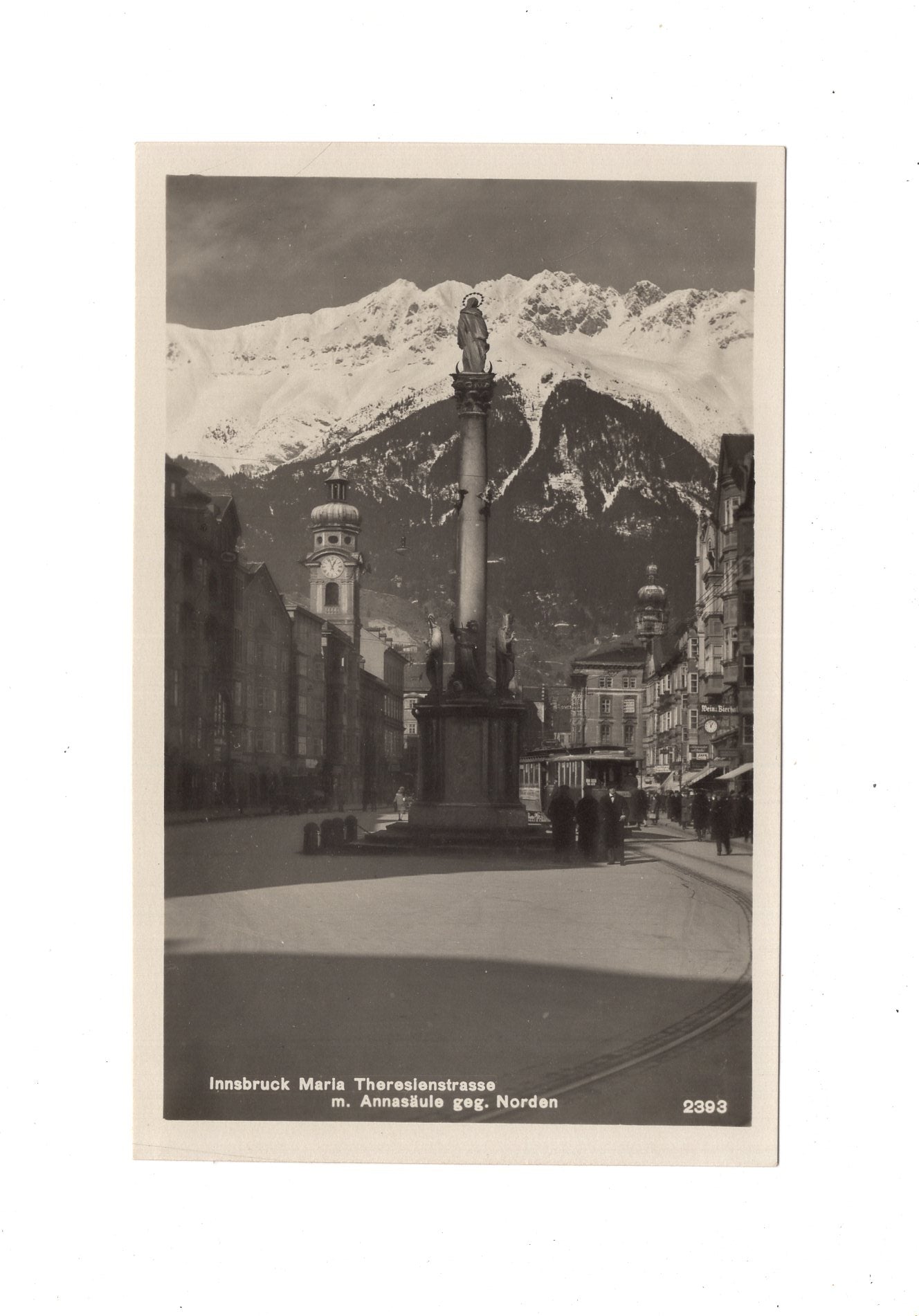 Ansichtskarte Innsbruck / Maria-Theresien-Straße mit Annasäule / Tirol / Österreich