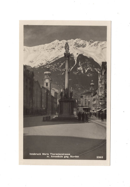 Ansichtskarte Innsbruck / Maria-Theresien-Straße mit Annasäule / Tirol / Österreich