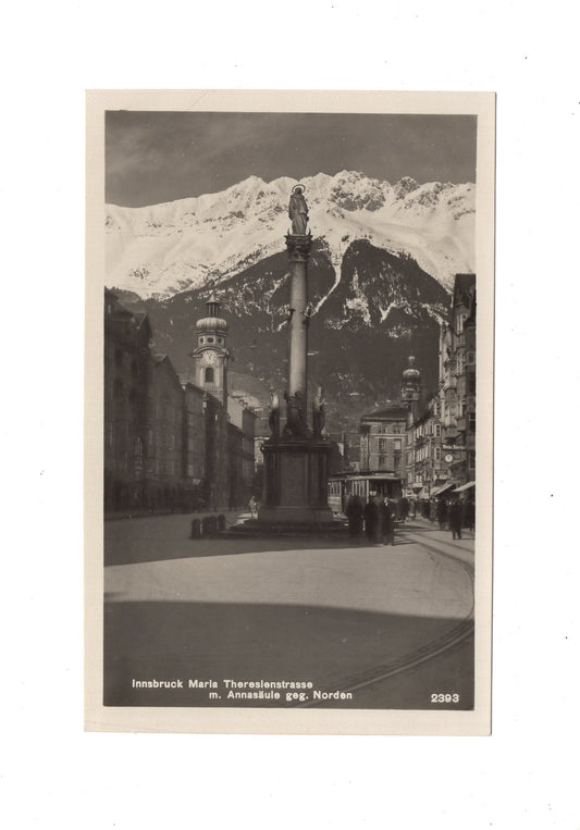 Ansichtskarte Innsbruck / Maria-Theresien-Straße mit Annasäule / Tirol / Österreich