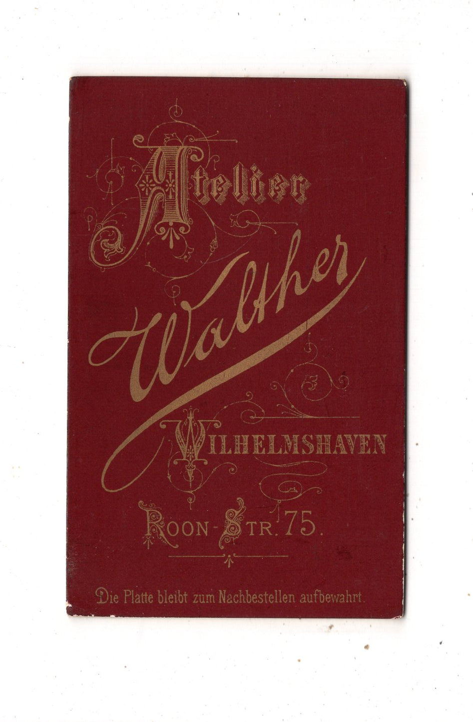 Fotografie Marine-Soldat / Kaiserl. Matrosen-Art. - Wilhelmshaven 1880er