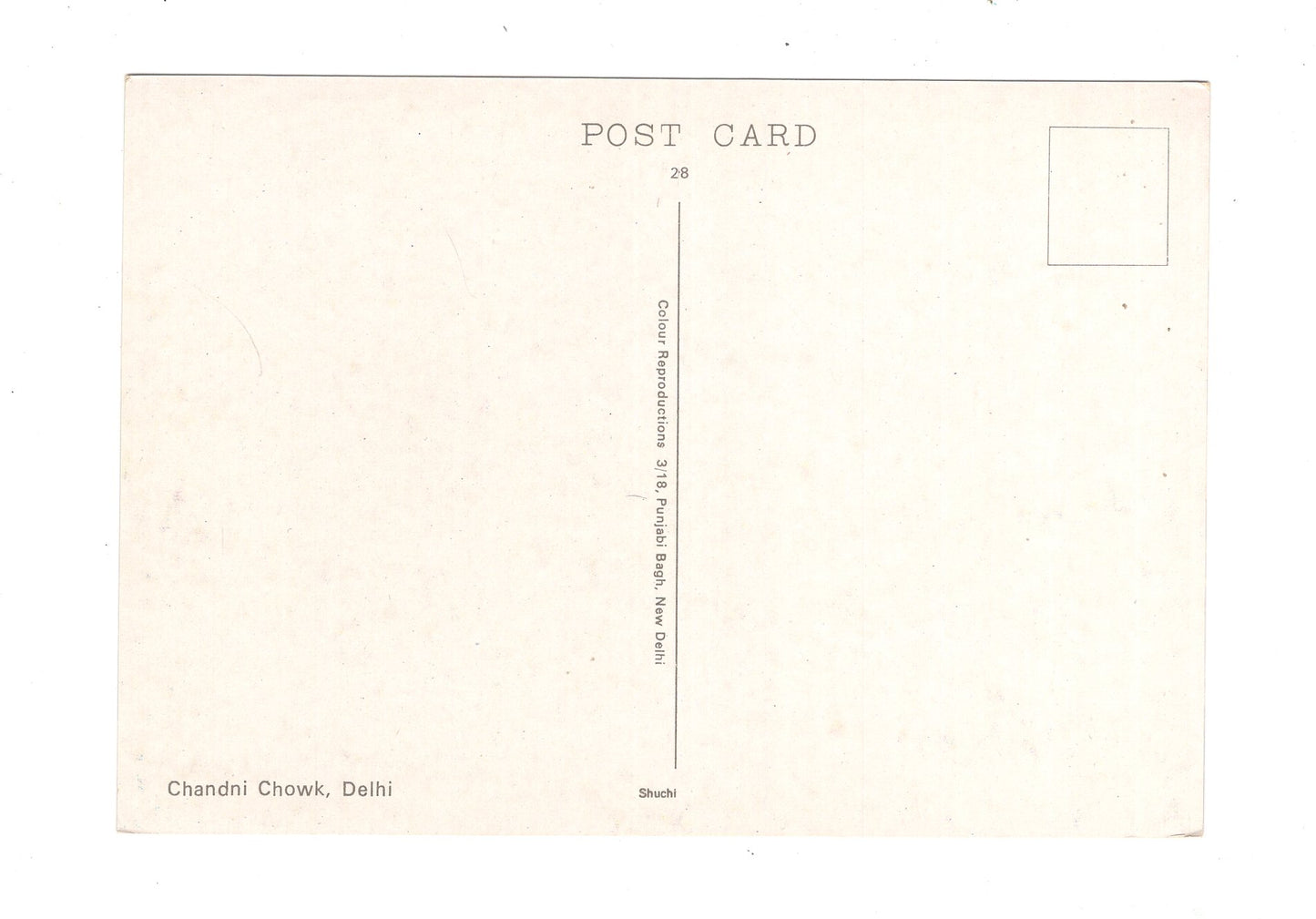 Ansichtskarte Chandni Chowk / Delhi / Indien