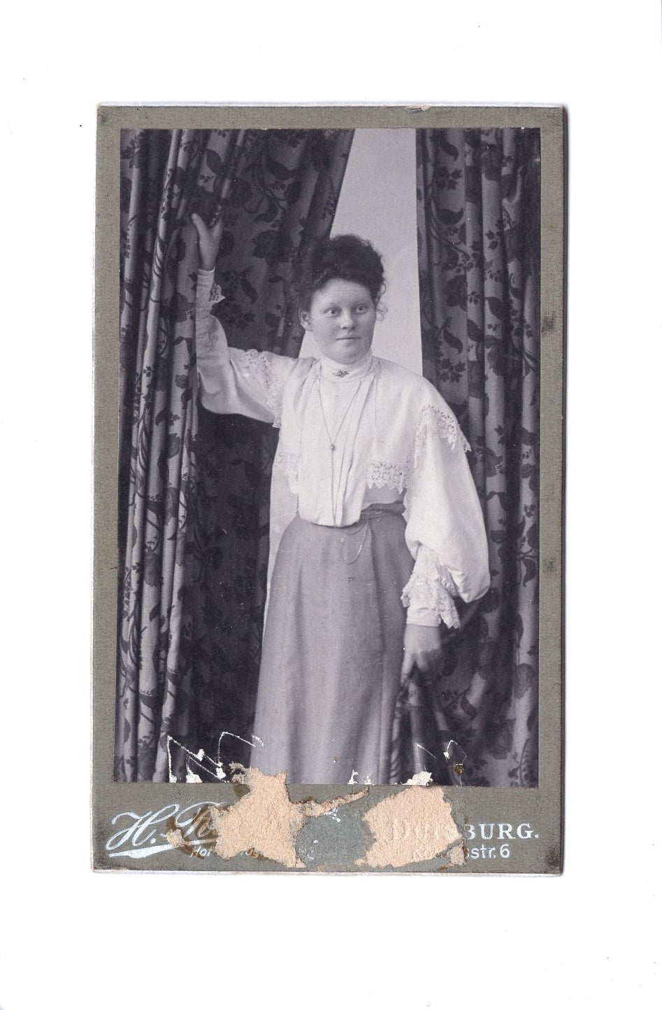 Fotografie Feine Dame - Duisburg 1900er