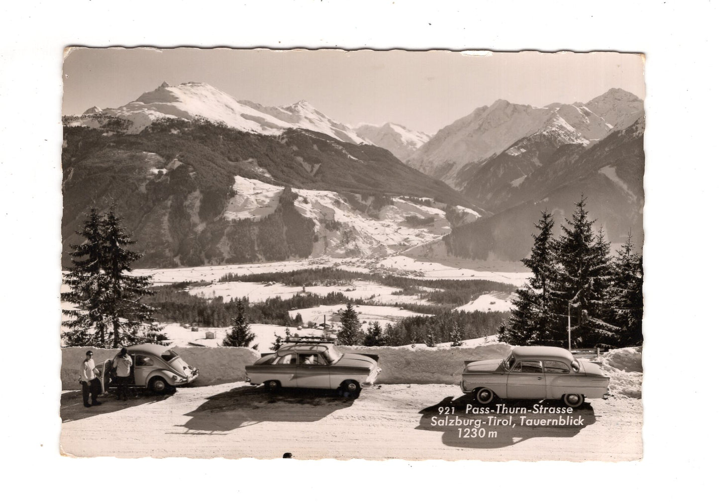 Ansichtskarte Pass-Thurn-Straße Salzburg-Tirol / Österreich / O1-53