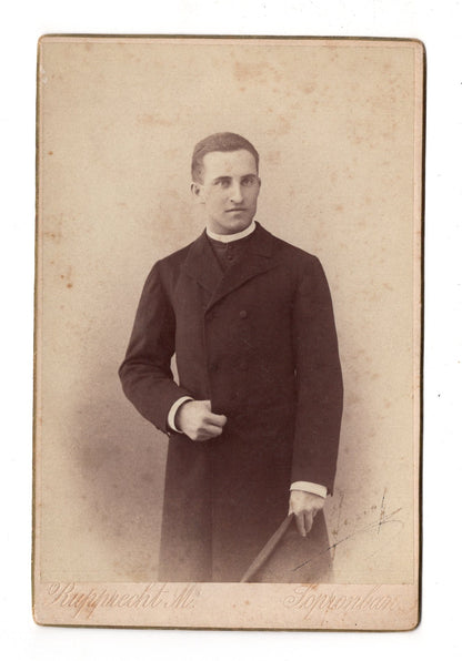 Fotografie Feiner Herr / Geistlicher - Sopronban Ödenburg 1880er / CAB X-19
