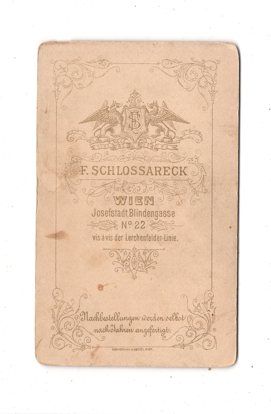Fotografie Niedliches kleines Kind - Wien 1890er