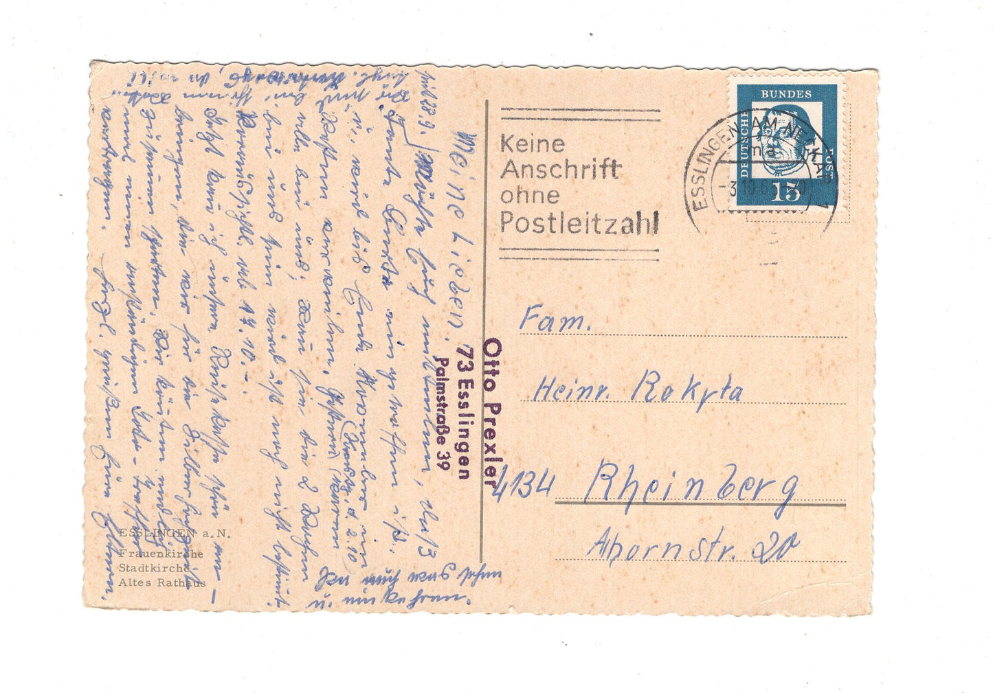 Ansichtskarte Esslingen am Neckar / I1-60