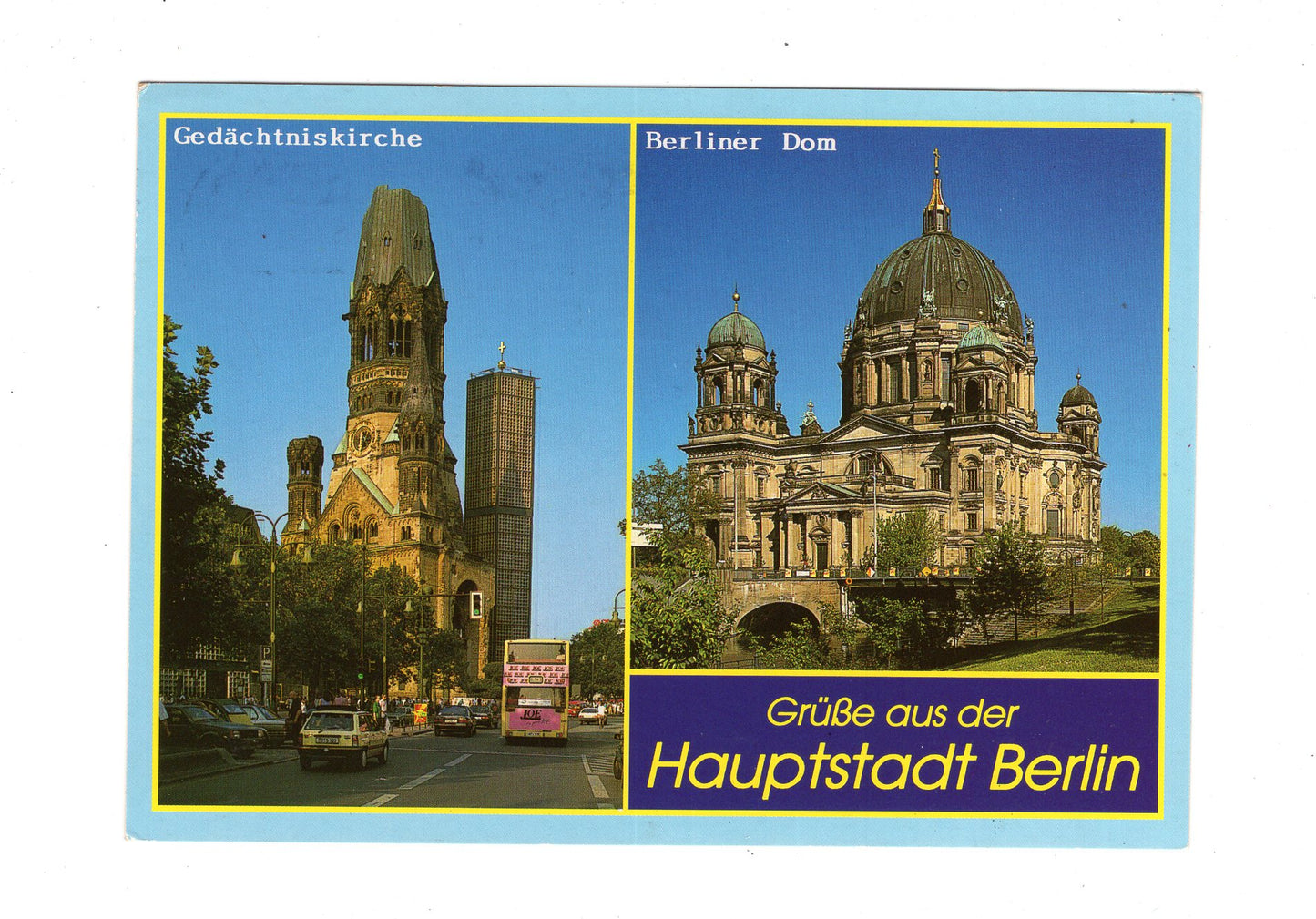Ansichtskarte Berlin / Gedächtniskirche / Berliner Dom