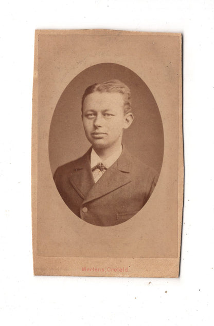 Fotografie Herrenportrait - Krefeld 1870er