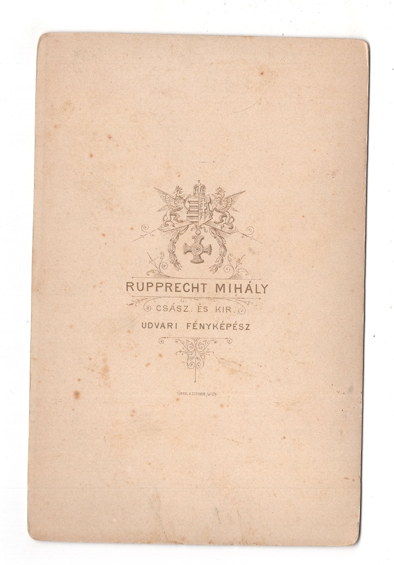 Fotografie Feiner Herr / Geistlicher - Sopronban Ödenburg 1880er / CAB X-19