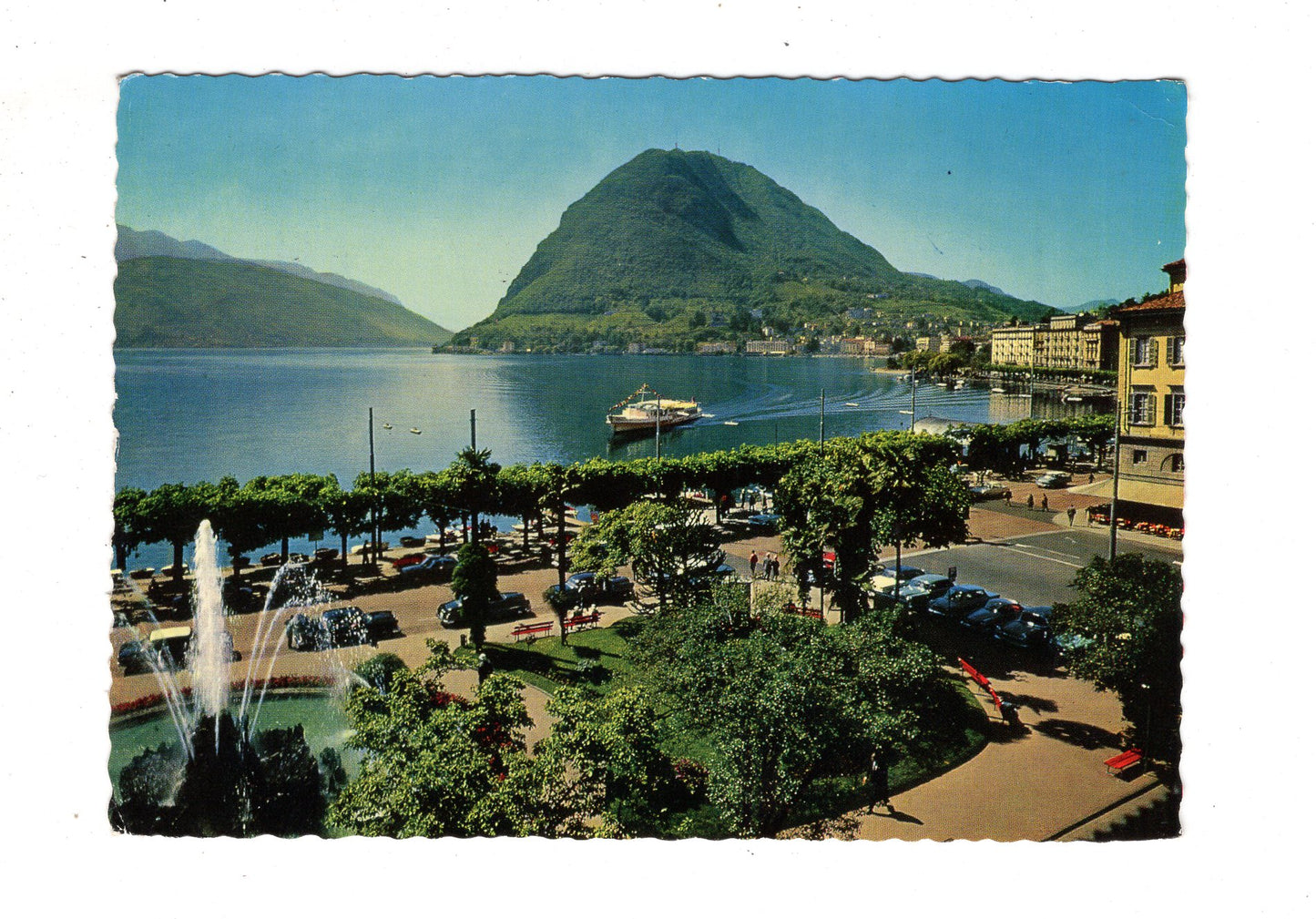 Ansichtskarte Lugano / Quai / Schweiz