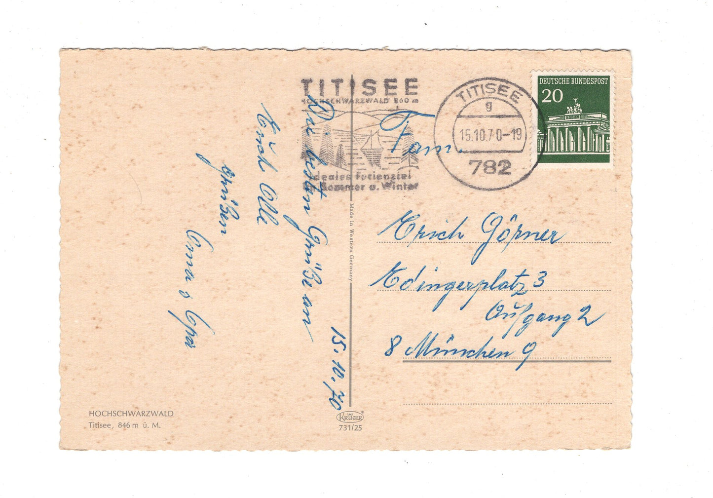 Ansichtskarte Hochschwarzwald / Titisee / G1-65