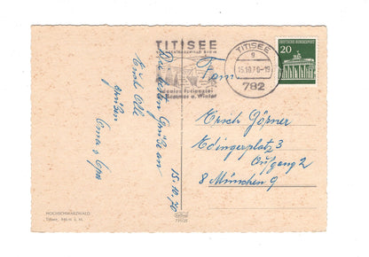 Ansichtskarte Hochschwarzwald / Titisee / G1-65