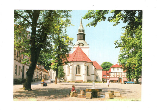 Ansichtskarte Bad Essen im Wiehengebirge / Kirchplatz