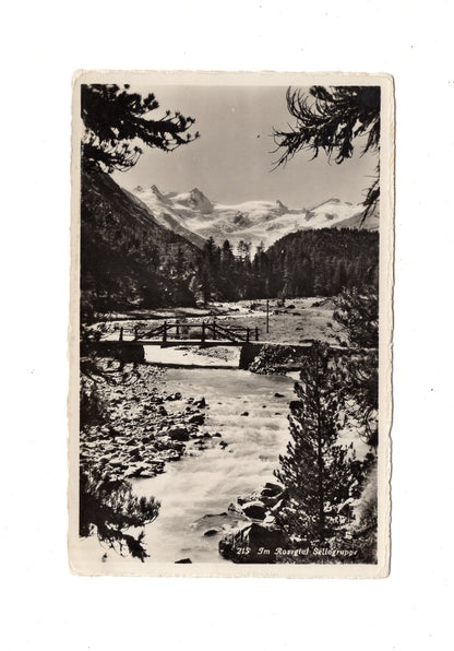 Ansichtskarte Im Rosegtal / Sellagruppe / Schweiz