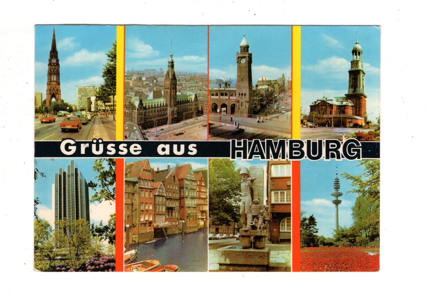 Ansichtskarte Grüße aus Hamburg / K1-49