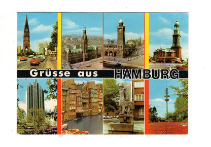 Ansichtskarte Grüße aus Hamburg / K1-49