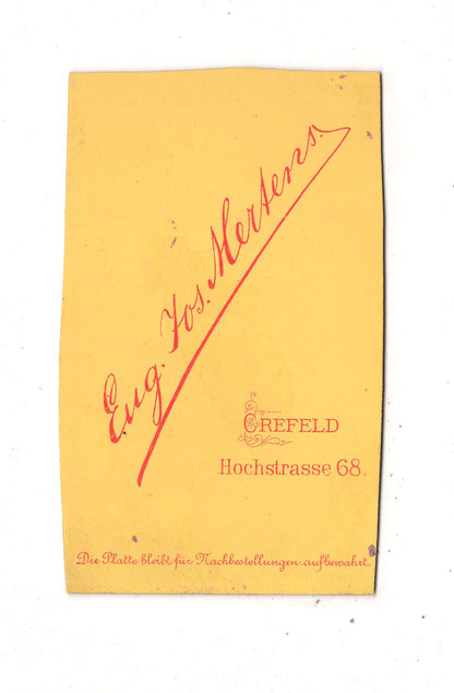 Fotografie Herrenportrait - Krefeld 1870er