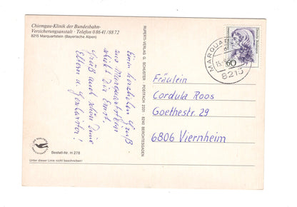 Ansichtskarte Chiemgau-Klinik Marquartstein / Bayerische Alpen / H1-62