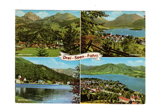 Ansichtskarte Drei-Seen-Fahrt / Schliersee / Spitzingsee +++