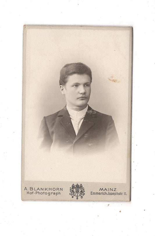 Fotografie Herrenportrait - Mainz um 1900