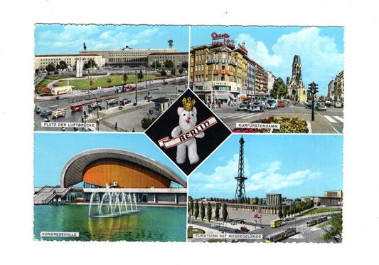 Ansichtskarte Berlin / Kongresshalle / Platz der Luftbrücke +++