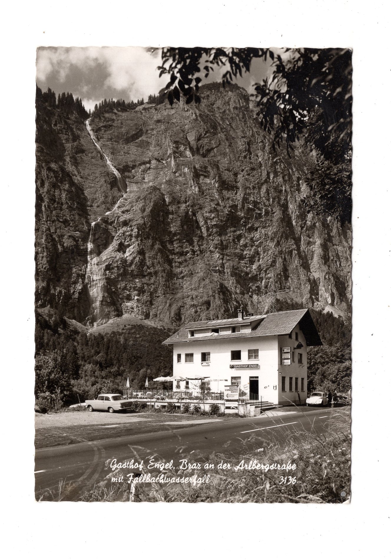 Ansichtskarte Gasthof Engel an der Arlbergstraße / Österreich / O1-53