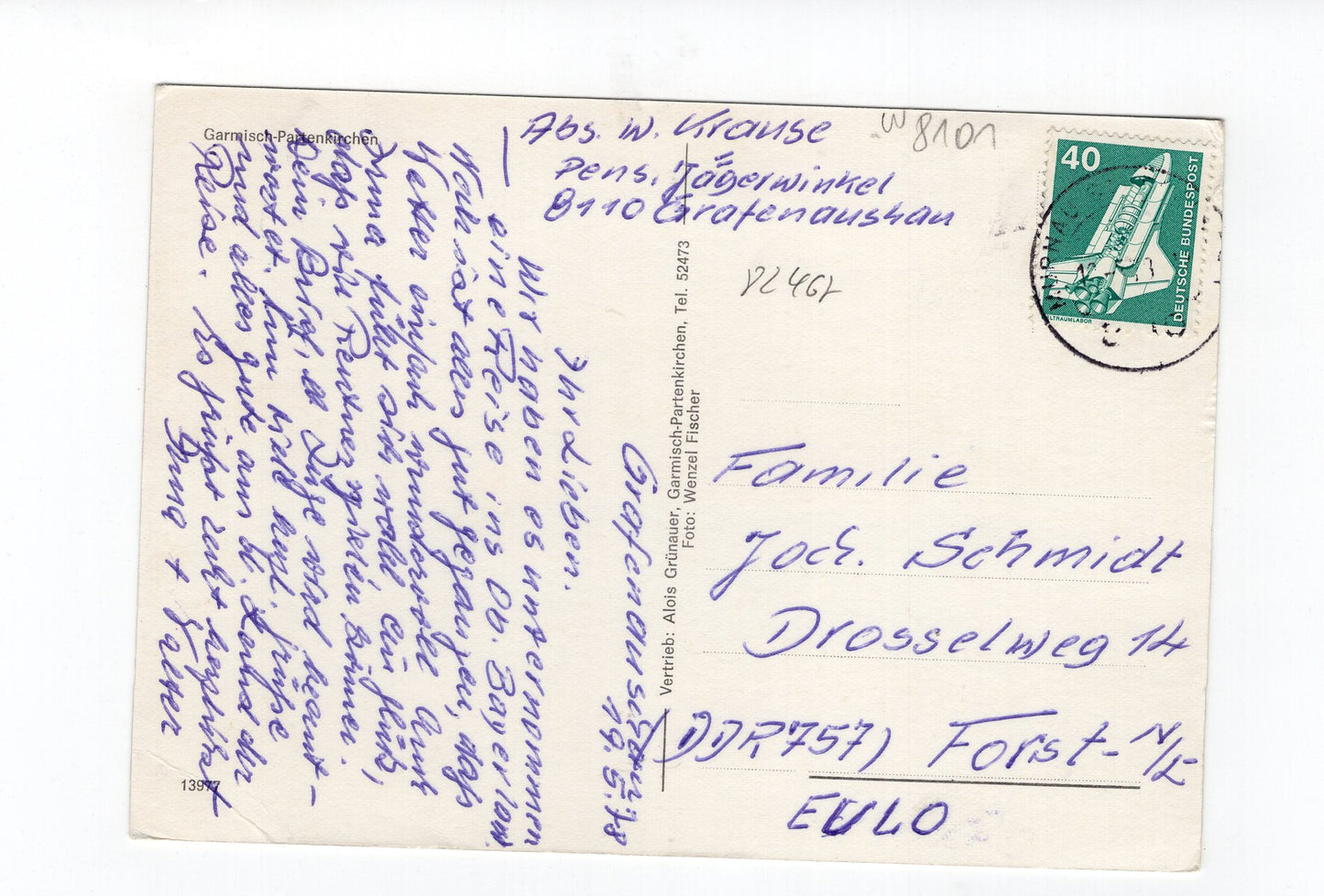 Ansichtskarte Garmisch-Partenkirchen