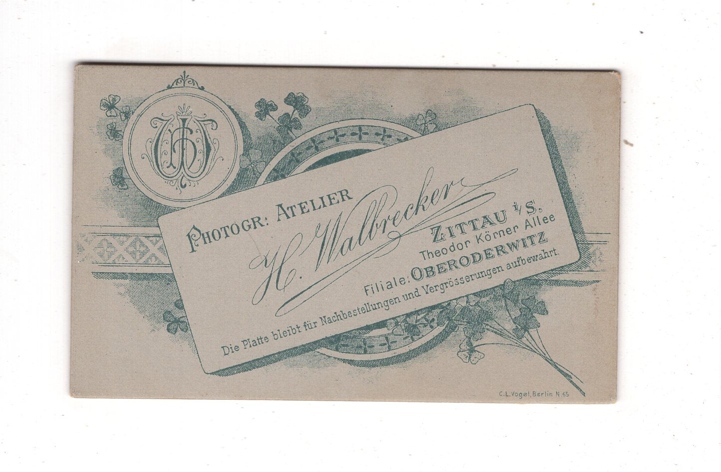 Fotografie Niedlicher kleiner Junge - Zittau / Oberoderwitz um 1900 / CDV M1-14