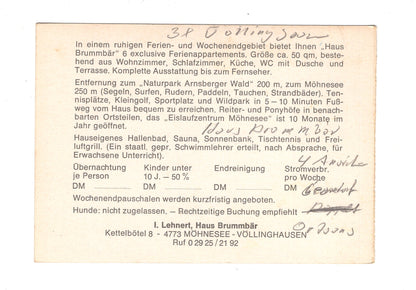 Ansichtskarte Haus Brummbär / Möhnesee-Völlinghausen / H1-62