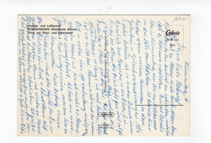 Ansichtskarte Wünnenberg / Waldkreis Büren / Ober- und Unterstadt