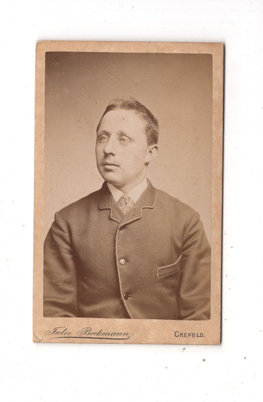 Fotografie Herrenportrait - Krefeld 1870er