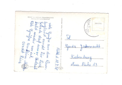 Ansichtskarte Rühle im Weserbergland / Herzog-Wilhelm-Denkmal